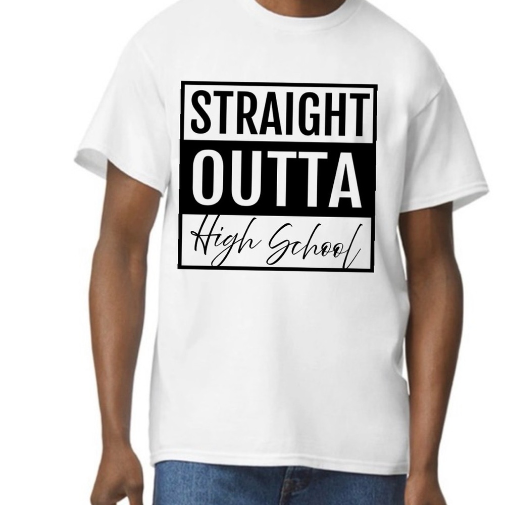 "Straight Outta High School" Graphic Tee